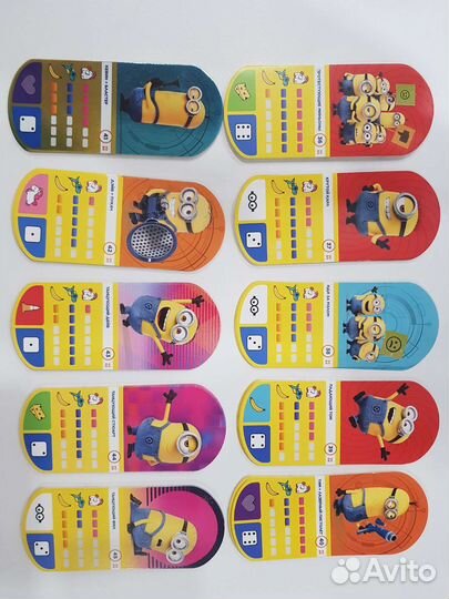 Карточки гадкий я Магнит