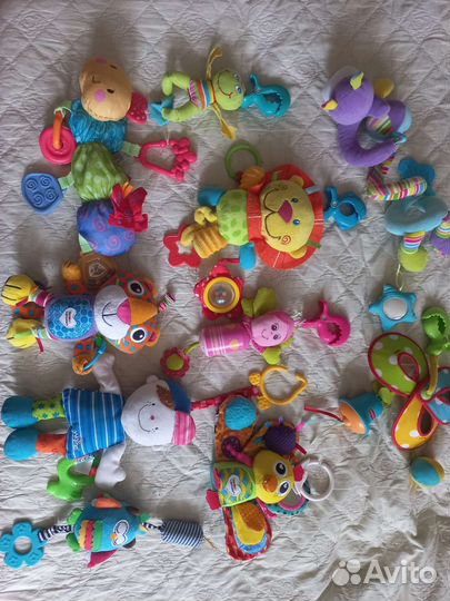 Игрушки до года Lamaze, Tiny Love, BabyGo