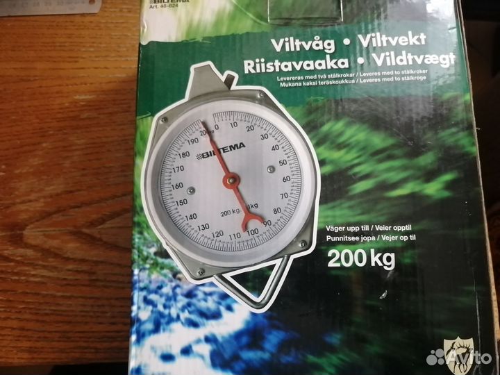 Весы biltema (Швеция) 1-200кг. новое