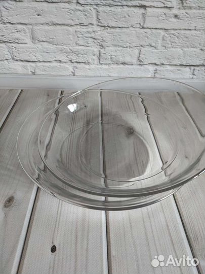 Тарелка блюдо глубокое стекло франция