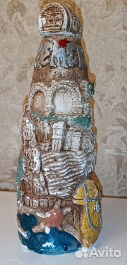 Бутылка ваза керамика