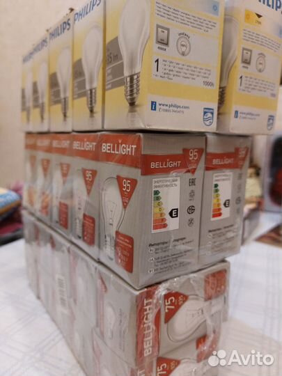 Лампа накаливания на 95 и 75 вт