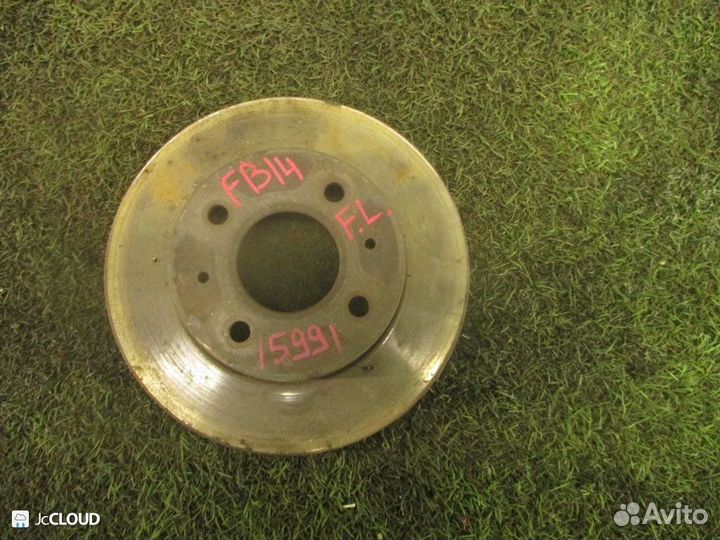 Тормозной диск на nissan sunny FB14 GA15DE