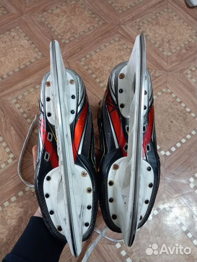 Хоккейные коньки bauer vapor 2x pro, 10,5 размер