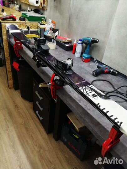 Ремонт и обслуживание горных лыж, ски-сервис