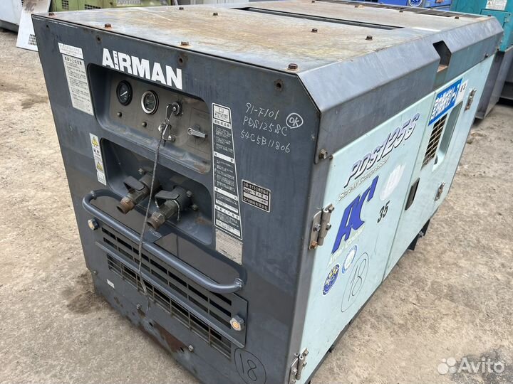 Винтовой компрессор airman PDS125S