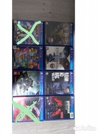 Диски игры для ps4