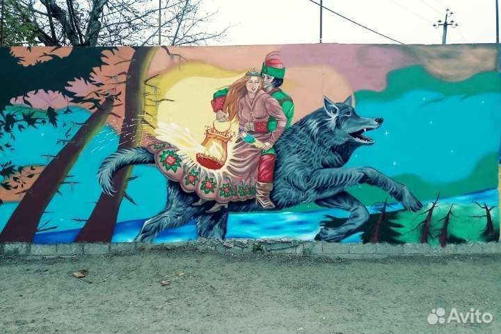 Роспись стен. Малярные работы