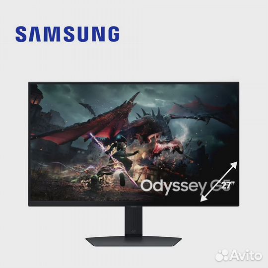 HDR 2K IPS 180Гц Монитор Samsung 27