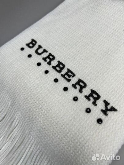 Комплект шапка с шарфом для девочки B.u.r.b.e.r