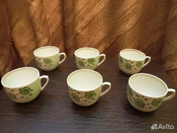 Кофейные чашки с блюдцами СССР (Вербилки)