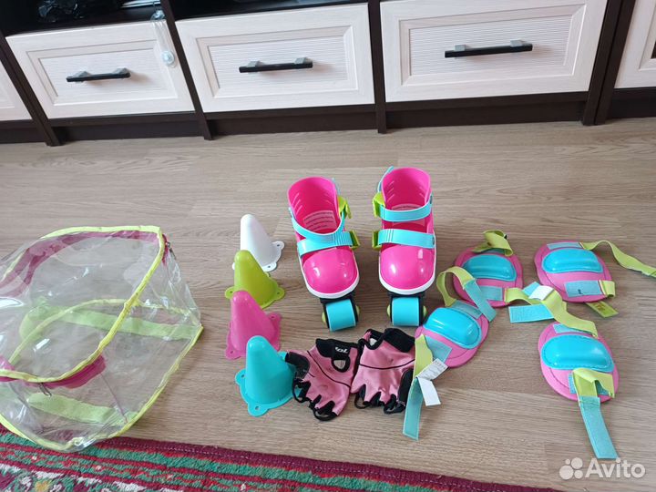 Детские ролики с защитой