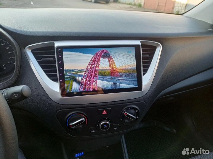 Android магнитола Hyundai Solaris,есть teyes