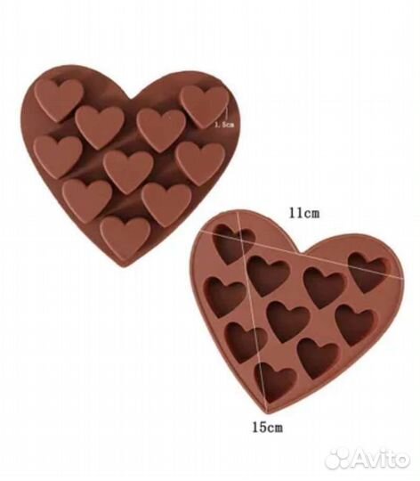 Силиконовая формадля шоколада, мастики, мыла и пр