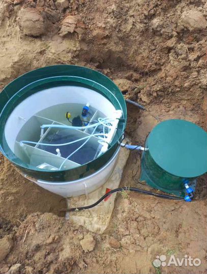 Станция очистки сточных вод Евролос био 4+Автономная канализация в частном доме