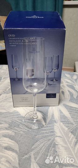 Villeroy boch бокалы для шампанского