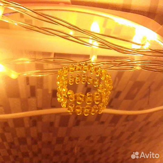Колечки из бисера
