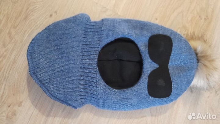 Шапка шлем для мальчика 54.56