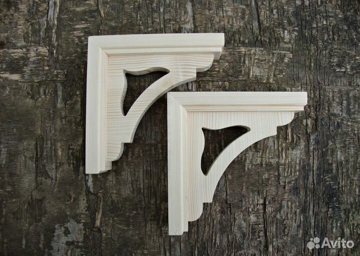 Кронштейн для полки деревянный