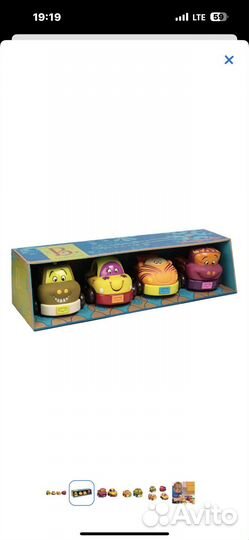 Машинки мягкие инерционные