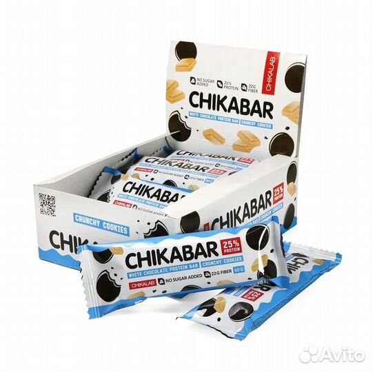 Протеиновый батончик Chikalab Chikabar, хрустящее