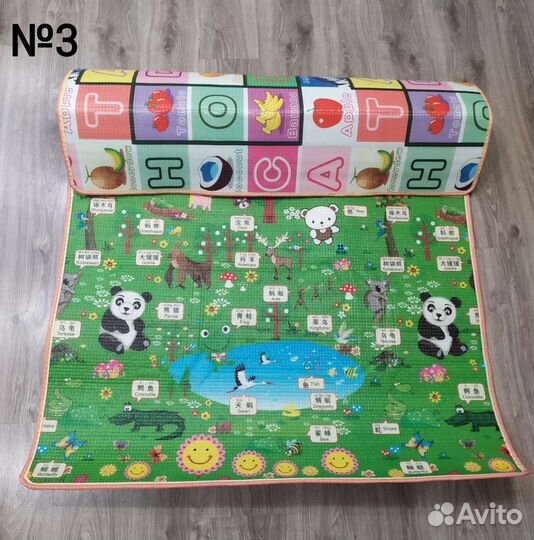 Новый теплый детский коврик эва, 180х120