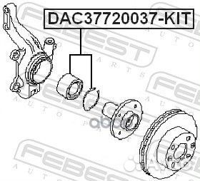 Подшипник ступичный передний DAC37720037-KIT Fe