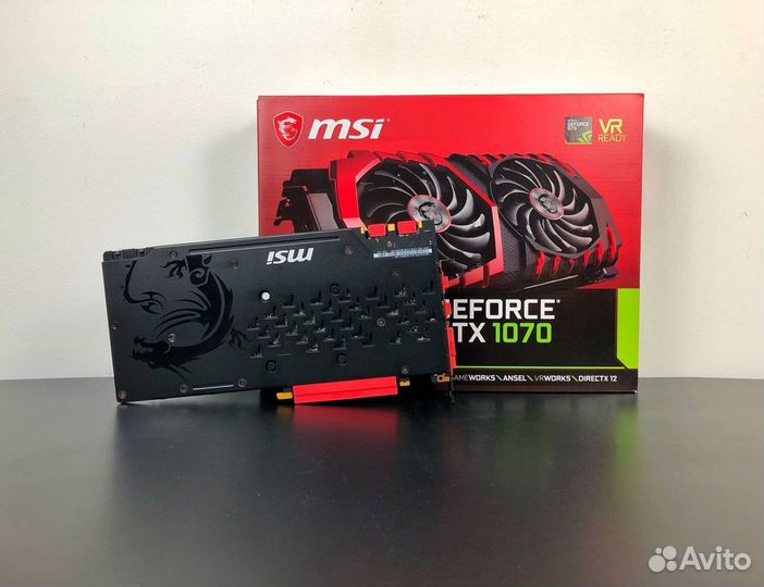 Видеокарта GeForce GTX 1070 Msi GamingX 8GB