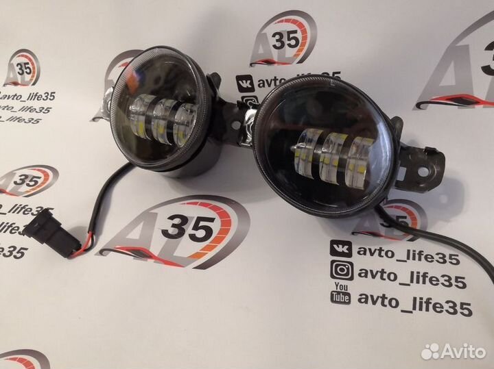 Птф LED Nissan 3000к/6000к 