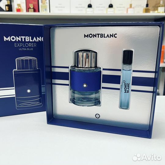 Оригинал набор Montblanc Explorer Ultra Blue