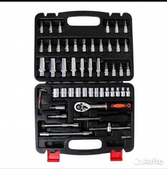 Набор торцевых головок с трещоткой