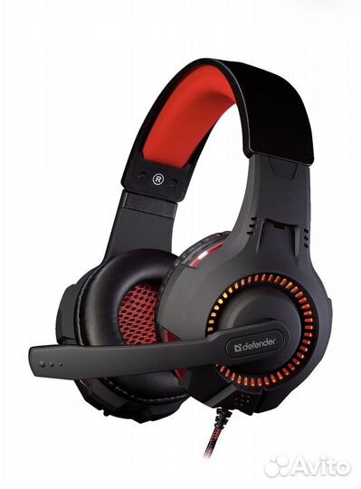 Наушники гарнитура defender warhead g-450 usb