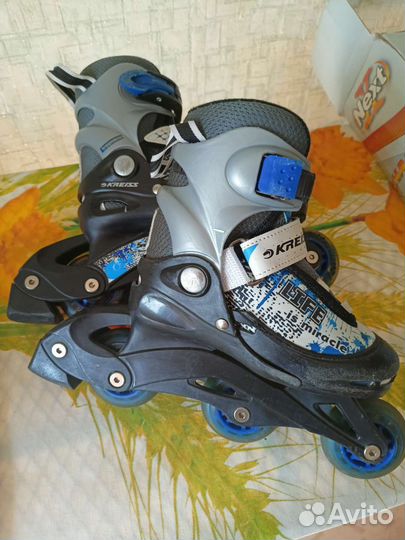 Роликовые коньки детские раздвижные