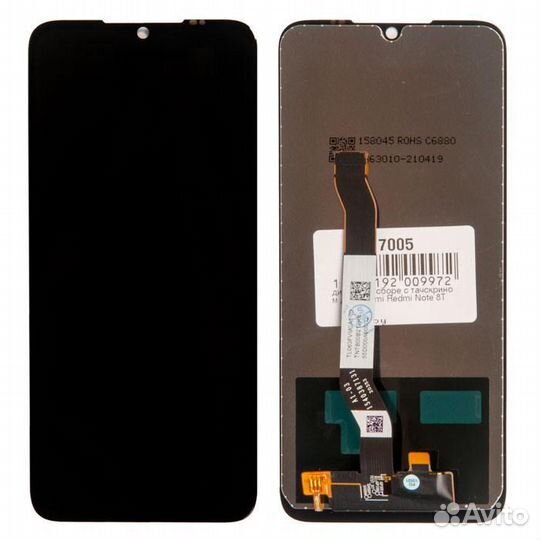 Дисплей в сборе с тачскрином для Xiaomi Redmi Note