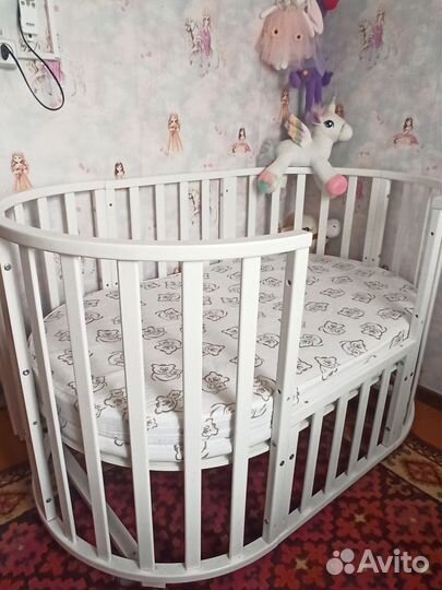 Детская кровать трансформер с маятником