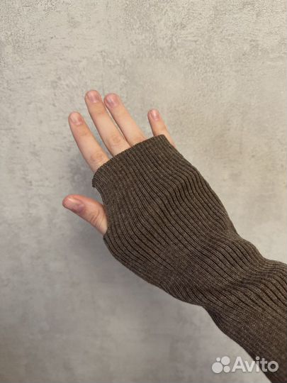 Вязаный худи с капюшоном