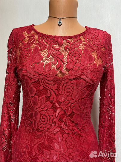 Платье ажурное/гипюровое