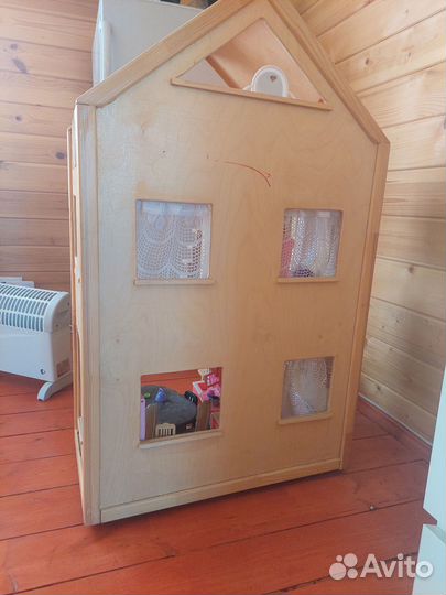 Кукольный домик с мебелью большой