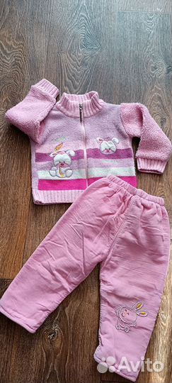 Пакет вещей теплых 74- 80