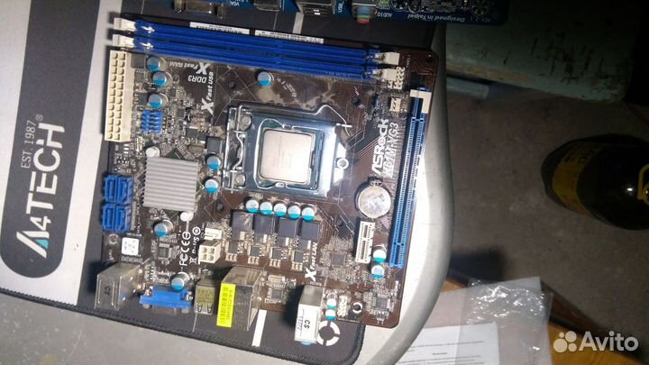 Комплект материнская плата проц и память