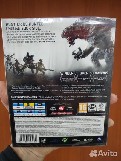 Evolve Ps4 диск