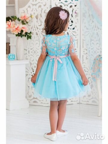 Платье для девочки на выпускной 128 размер