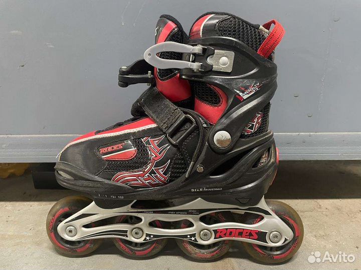Роликовые коньки детские раздвижные