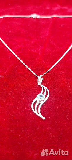 Подвеска на цепочке серебряные СССР
