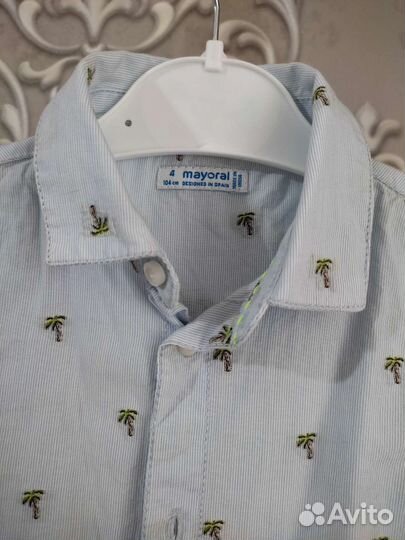 Рубашки на мальчика р-р 104