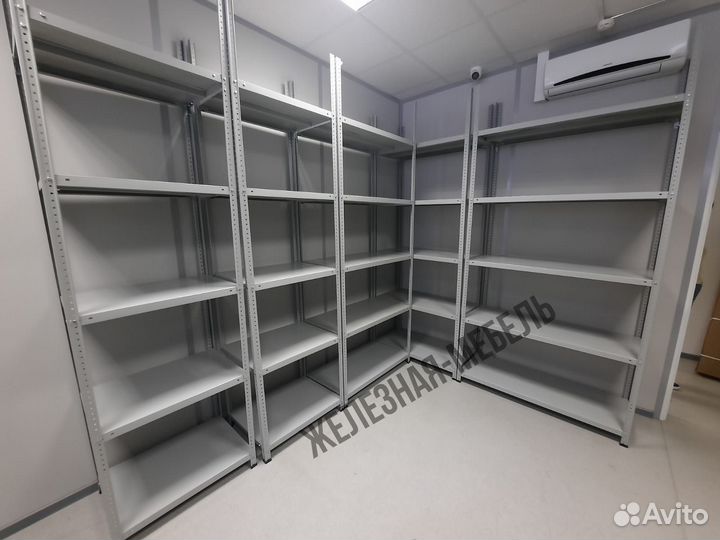 Стеллаж металлический офисный для кабинета, архива