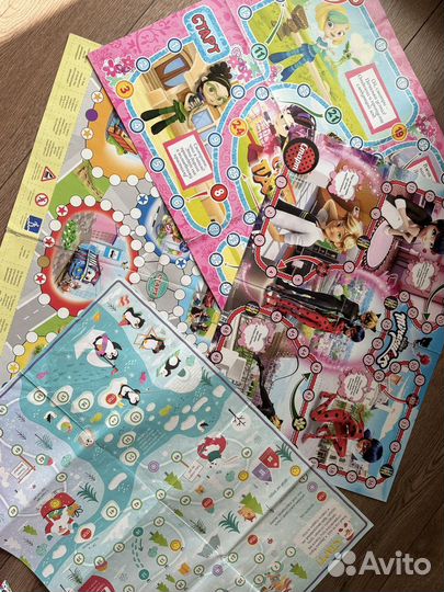 Пакет с игрушками, книгами и пазлами