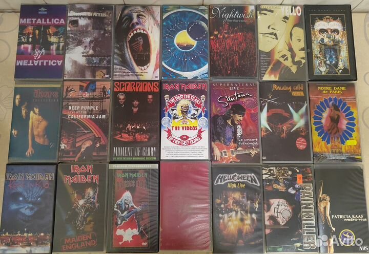Клипы и концерты / зарубежное / видеокассеты / VHS
