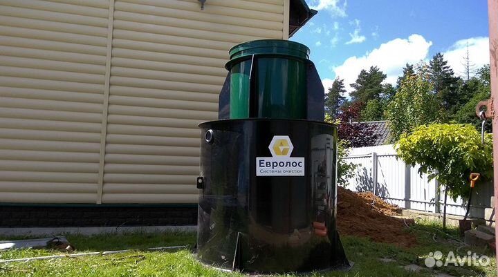 Установка септик Евролос для дома