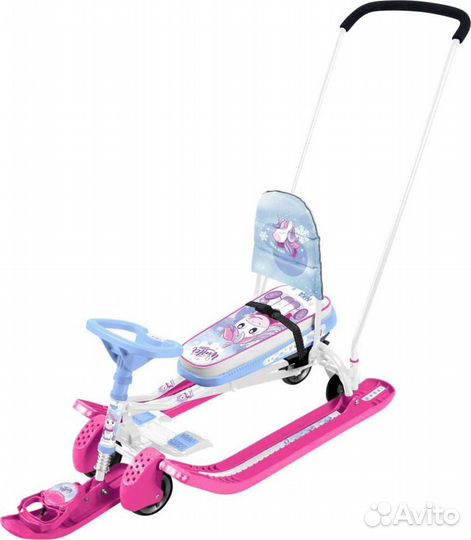 Новые снегокаты Тимка спорт 6 с толкателем